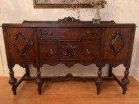 Sideboard, other Dining Room Pieces Restored to Original Quality