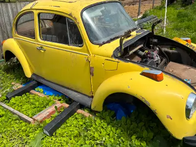 1974 super beetle project and buggy. Needs a decent amount of work. Sunroof. Have new floor pans for...