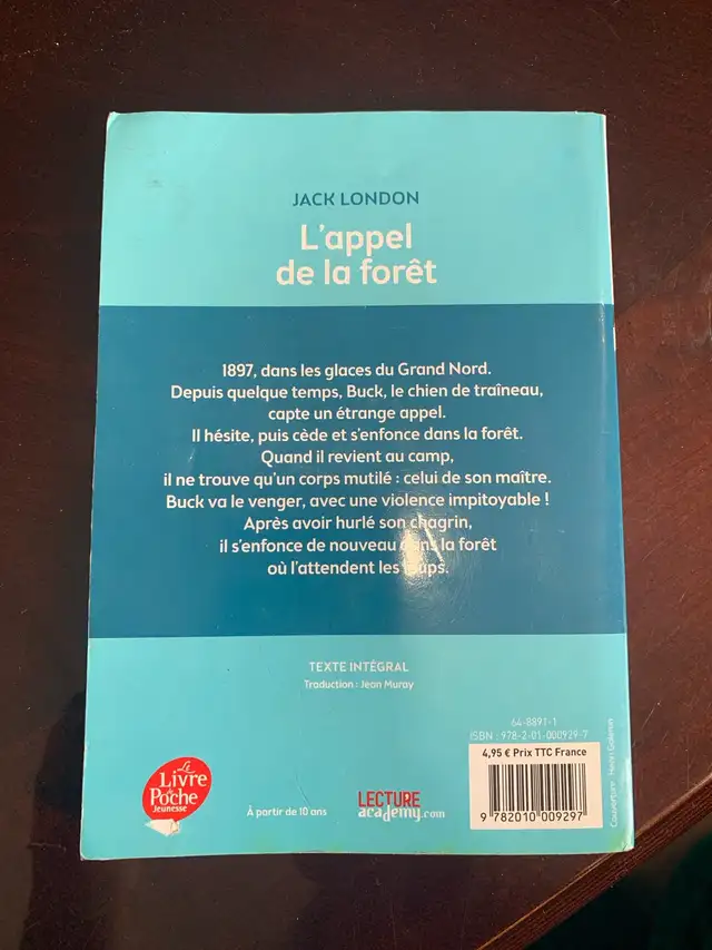 L’appel de la forêt par Jack London  in Children & Young Adult in City of Montréal - Image 3