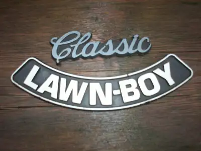 Lawnboy Lawnmower Name plates, View more