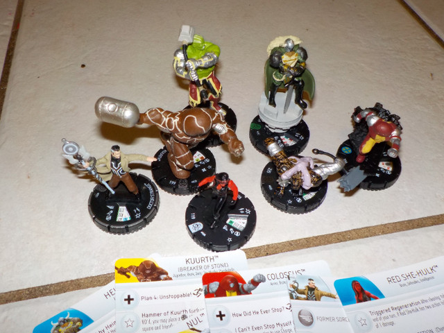 Heroclix Marvel Fear Itself miniatures with cards in Toys & Games in Oshawa / Durham Region