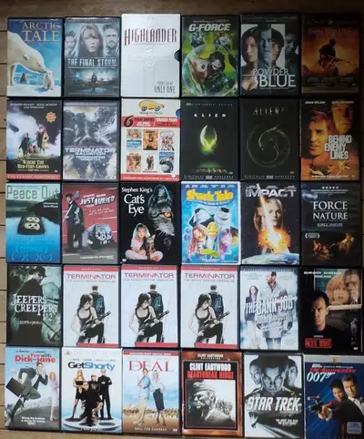 This collection of 30 DVDs features 33 movies along with Season 1 (3 sets) of "Terminator: The Sarah...