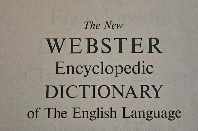 1980  big Webster dictionary  in Non-fiction in Owen Sound - Image 4