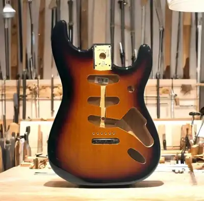 Here is a genuine MIM Alder Fender Stratocaster body in a poly finish. Weighs 4 lbs 3 ozs Price is O...