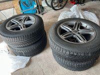 Audi Q5 winter  tires on rims