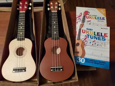 2-Childrens Ukuleles-Wood, View more