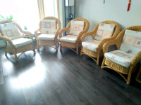 Rattan Chair Set of 5