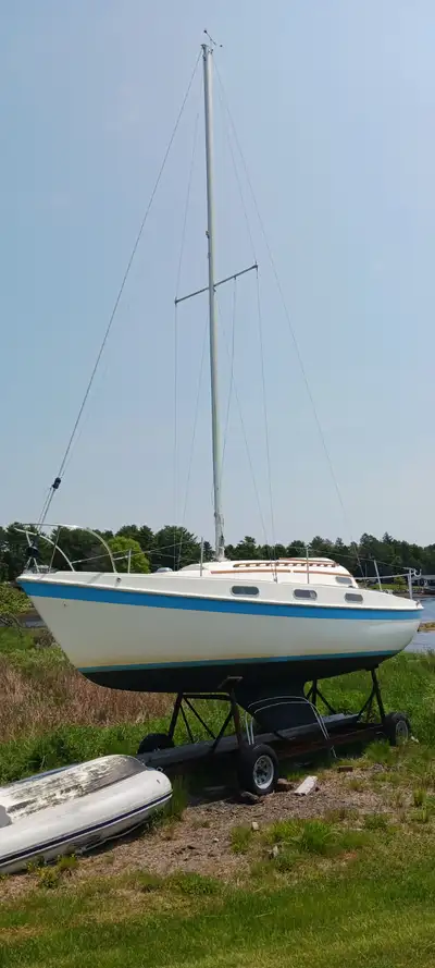 Tanzer 26 sailboat in good condition. Was primarily a freshwater boat in Ontario. Survey available....