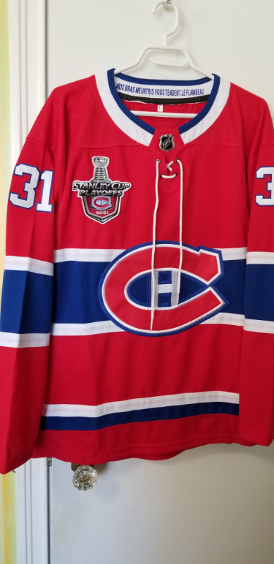 Carey Price 2021 Stanley Cup Playoffs Jersey - Large in Hockey in City of Toronto