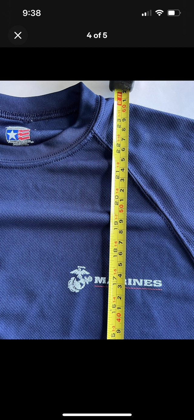 US Marines  Mens Size Small Military Army Shirt in Men's in Kingston - Image 4