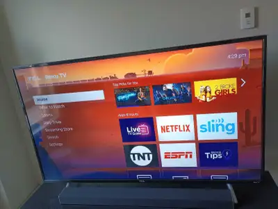 TCL 55 inch 4K UHD HDR Roku Smart TV, View more
