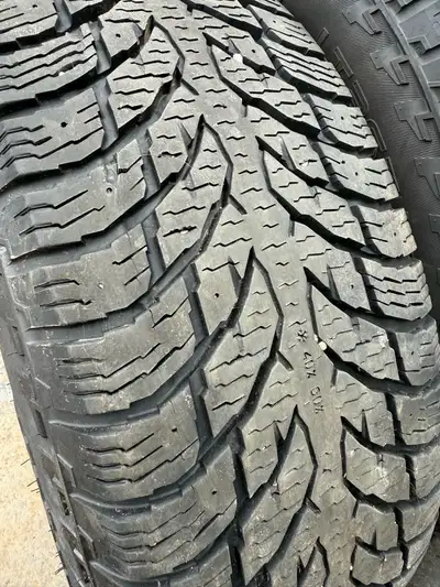 Set of 4 winter tires and rims for 6 bolt GM pick ups and SUV’s and RAM or Dodge. Hakapokita LT3 LT...