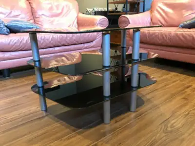 Meuble en verre trempé pour téléviseur ou autres, View more