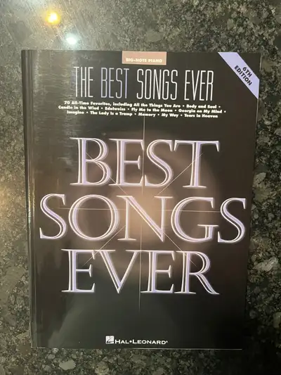 Brand New Piano Book The Best Songs Ever, View more