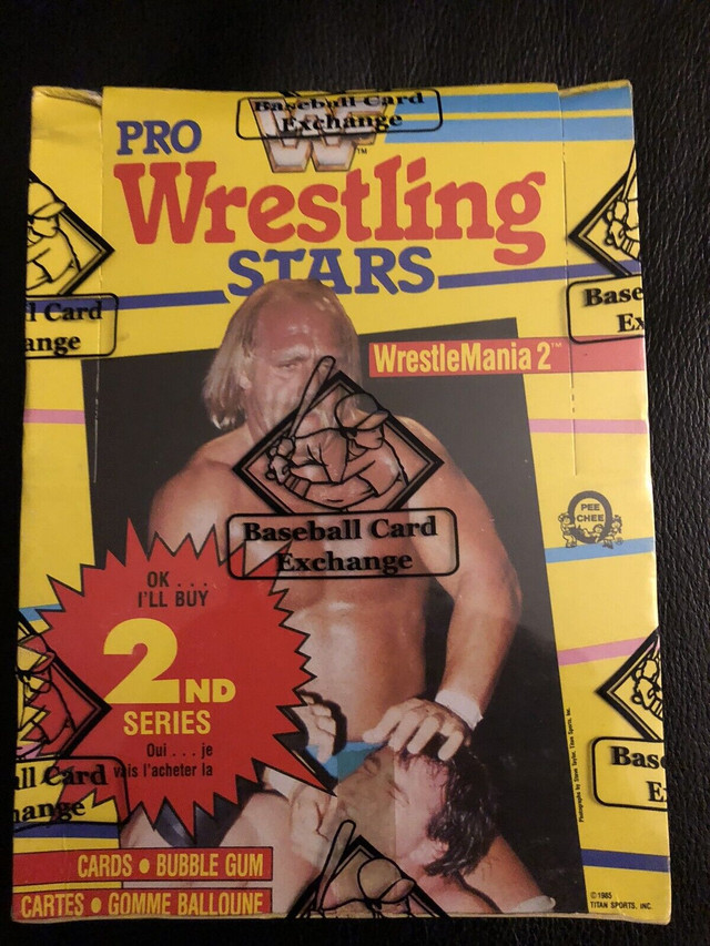 1985 OPC Pro Wrestling Stars Series 2 Wax Box 36 Packs BBCE in Arts & Collectibles in City of Toronto