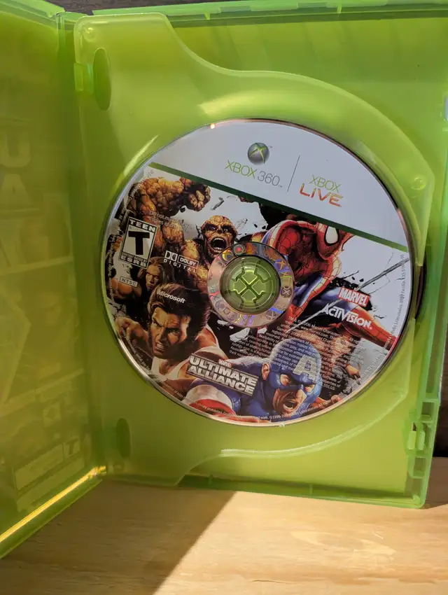 XBOX 360 - MARVEL ULTIMATE ALLIANCE / FORZA MOTORSPORT  2 in XBOX 360 in City of Montréal - Image 5