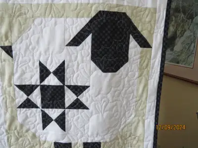 Handmade Lamb Quilt, View more