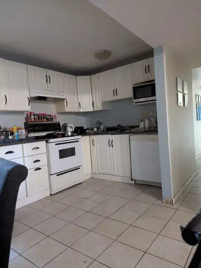 Basement bedroom. Double bed. Furnished. 20% of household utilities. Must meet with owner. Clean hou...