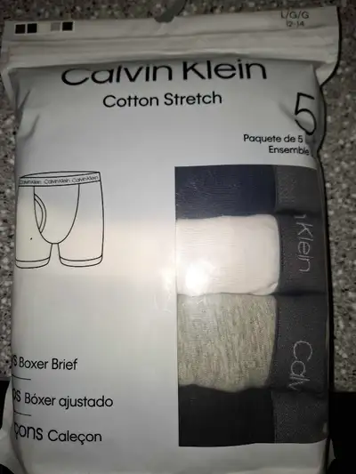 Calvin Klein boys boxer briefs unopened, View more