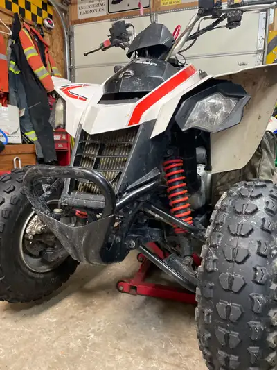 08 ds 250 has some bumps and bruises Low hours has not bin used much the last 8 years always stored...