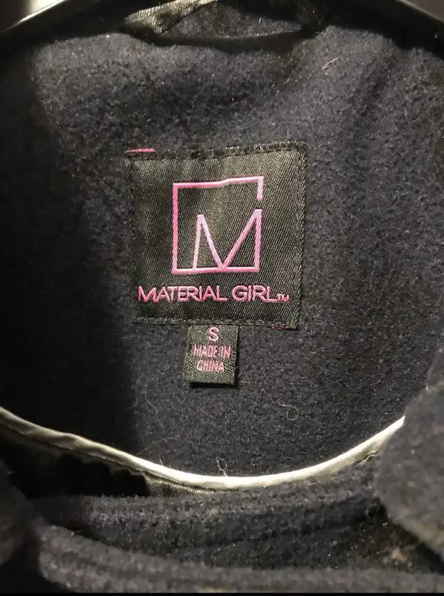 Material Girl Junior teen girls small peacoat, navy in Kids & Youth in Oshawa / Durham Region - Image 6