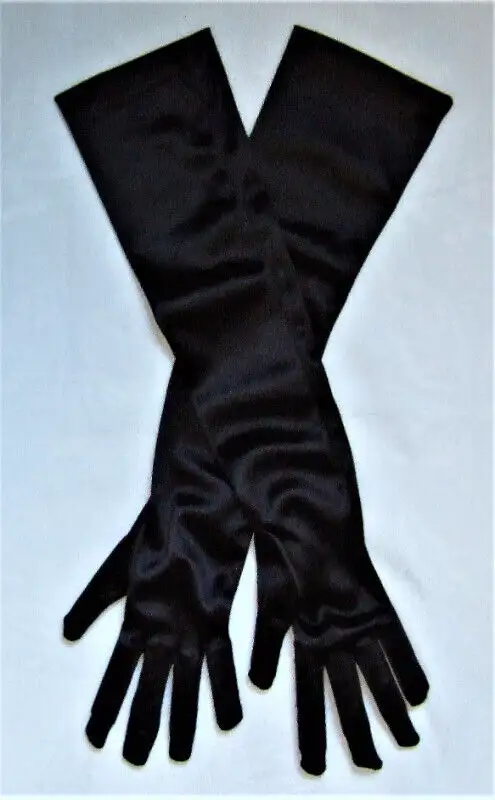 PAIR OF NEW *ONE SIZE* BLACK OPERA GLOVES in Women's - Other in Calgary - Image 2