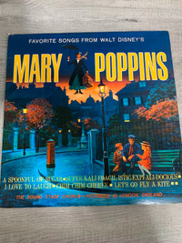 Mary Poppins 1965 Vinyl Record - Favourite Songs by Disney