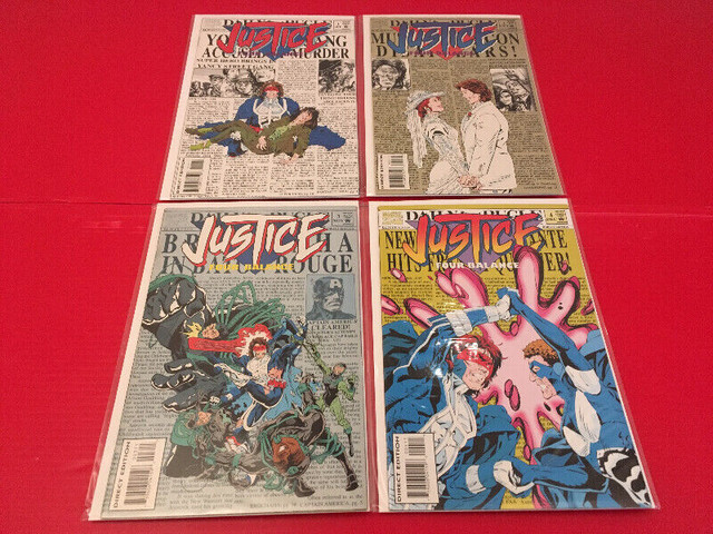 MARVEL Justice - Four Balance (1994) 1-4 complete in Comics & Graphic Novels in Edmonton