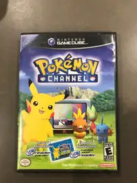 Pokémon Channel with unpunched E-Reader Cards Nintendo GameCube