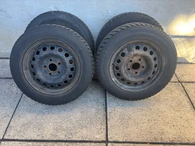 Selling a set of 4 Uniroyal Ice& Snow3 Winter Tires on Rims. Tires are good for about 2-3 more seaso...