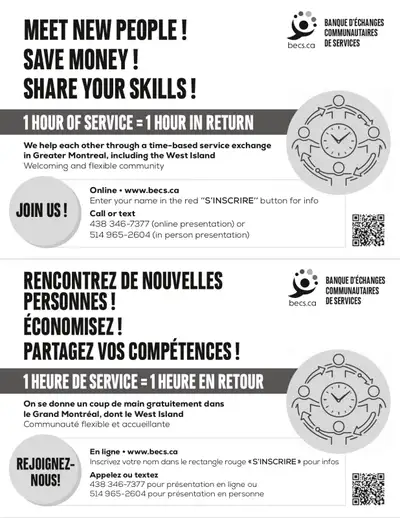 Join our community !  Joignez-vous à notre communauté !, View more