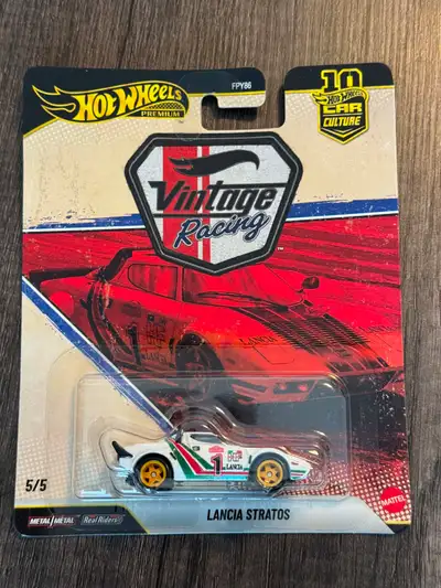 Hot wheels premium Lancia Stratos white , View more