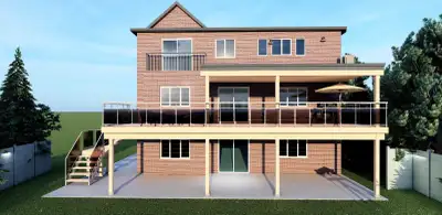 Deck, Pergola, Porch Permit Drawings by P.Eng, View more