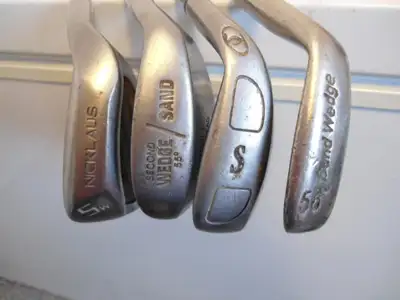 FOUR RIGHT HANDED GOLF SAND WEDGES  2, View more