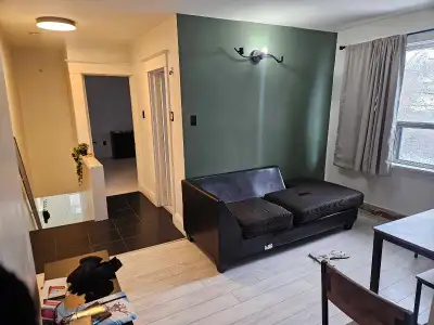 2nd floor non furnished 1 bedroom apartment. 400 square foot. Kitchen, Living Room, Bathroom, Bedroo...