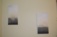 A set of paintings "Grey Rising"