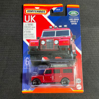 MATCHBOX RED LAND ROVER 4x4 TRUCK UK SERIES 2 SAFARI 6/12