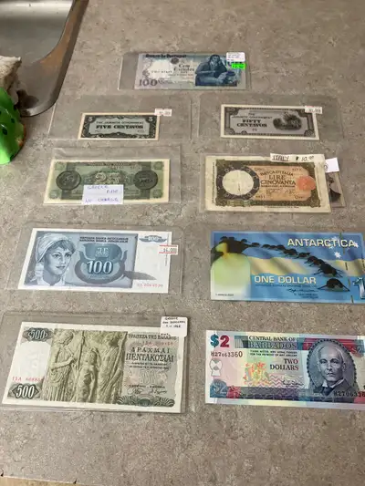 Numerous European/Italy/Portugal/Greece Bills (30), $60, View more