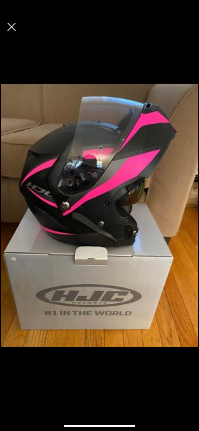 XS HJC Modular Flip up Motorcycle Helmet in Clothing, Shoes & Accessories in Oshawa / Durham Region - Image 4
