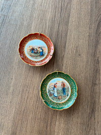 Antique Porcelaine Limoges France Collectible Miniature Plates