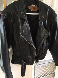 Ladies Harley Davidson leather jacket and chaps /TRADES