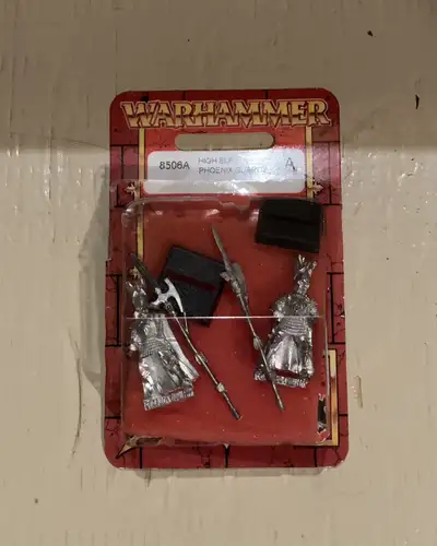 2000 Blister Pack Pewter Warhammer High Elf Phoenix Guard 8506a, View more