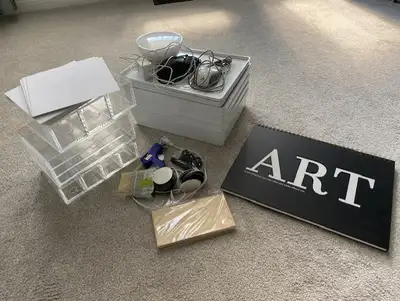 Free arts storages, sketchbook, gaming mouse, View more