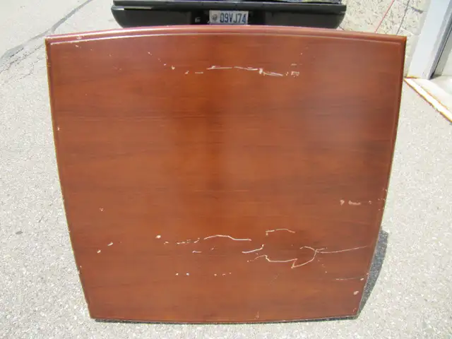 Vintage Solid Wood Bombay Square Dinner Table Circa 1980s-90s in Dining Tables & Sets in Mississauga / Peel Region - Image 4