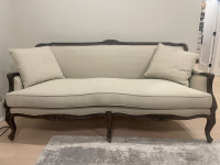 Like New - French inspired vintage love seat sofa 