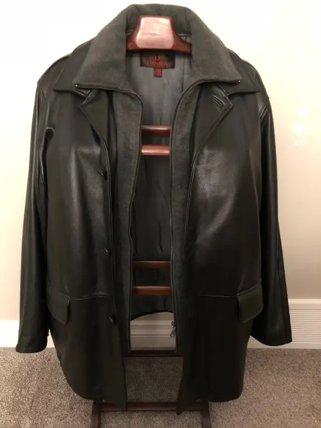 Men’s leather jacket, size 2XL in Men's in Calgary - Image 2