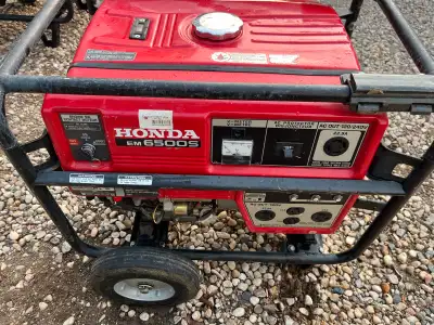 2 Honda generators. EB 5000x. $2200Em 6500s. $2200. good used condition