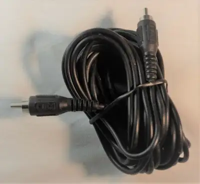 Câble ralonge audio AMX fiche phono RCA mâle-mâle mono 6 mètres, View more