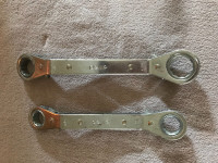 Ratcheting Wrench (1) 7/8 and 3/4, (1) 5/8 and 11/16 Allied