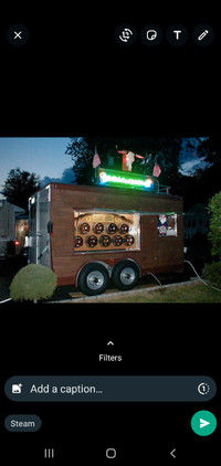 Beverage and  food trailer ribfest for sale